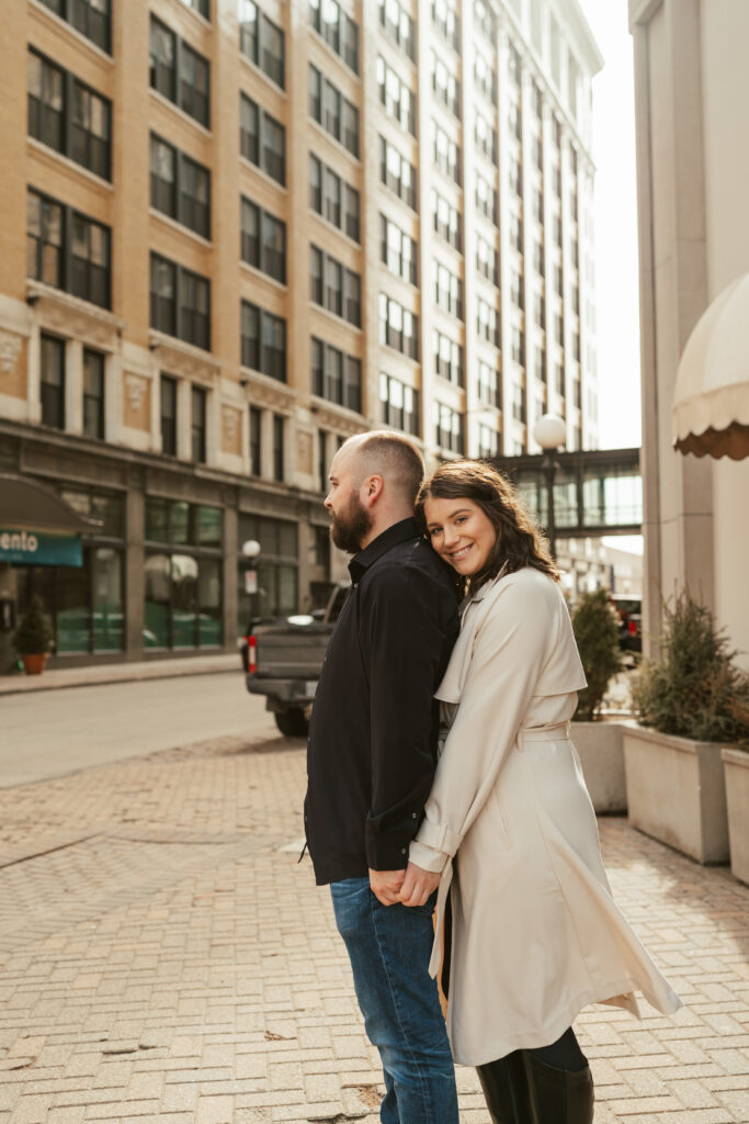 urban couple photoshoot in Minnesota
