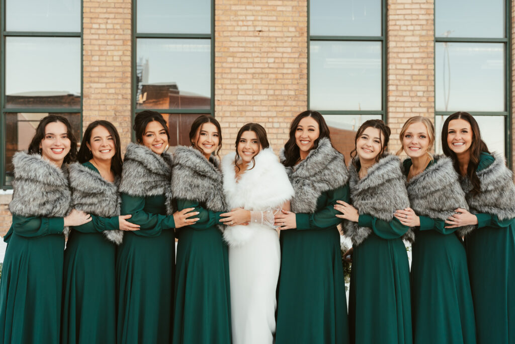Clyde Iron Works venue in Minnesota with beautiful decor and classy winter vibes