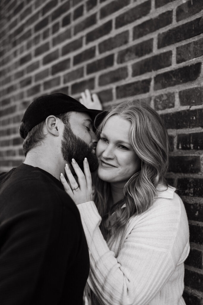 The charm comes alive in these Minneapolis engagement photos, where Jona and Cyle share laughter and love in the heart of the city.