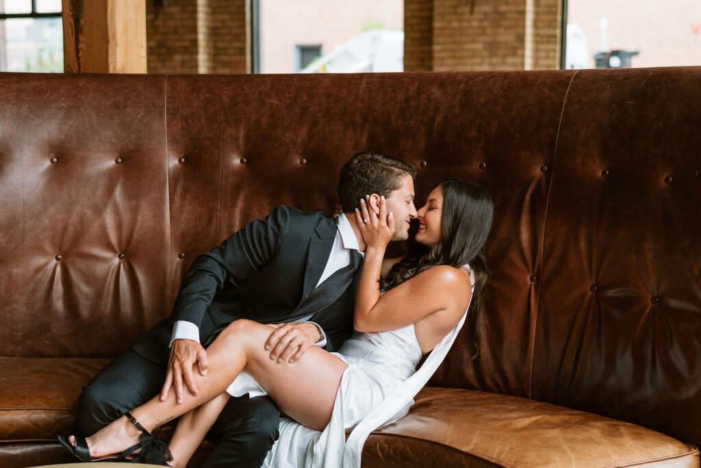 Hotel engagement photos in Minneapolis MN