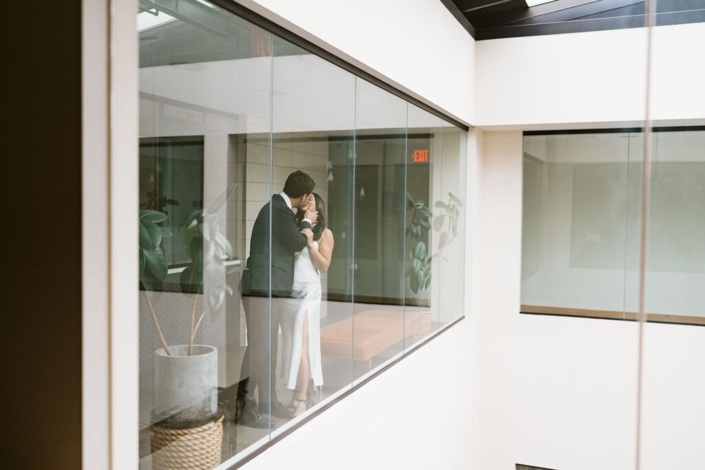 Downtown Engagement Photos at Hewing Hotel in Minneapolis