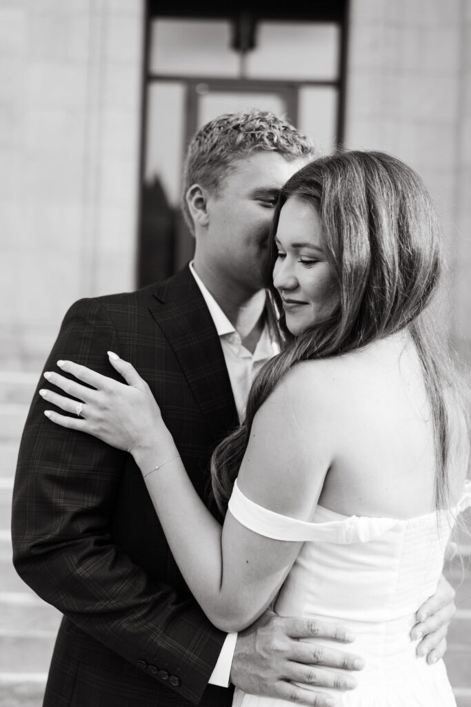 Classy engagement photos in downtown St. Paul