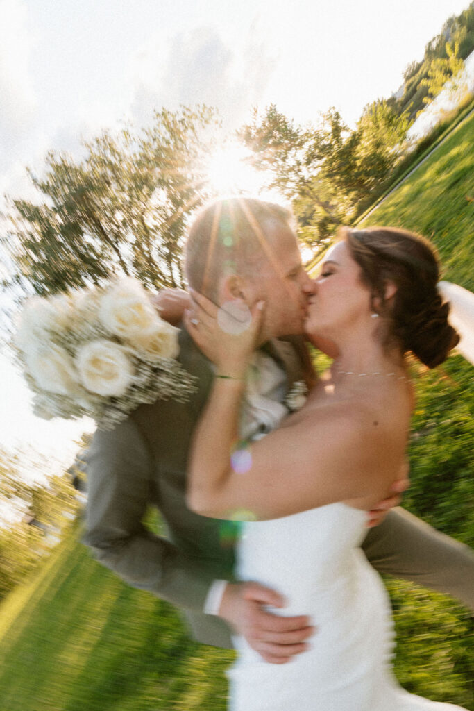 Classy downtown wedding bride and groom portraits in Minneapolis