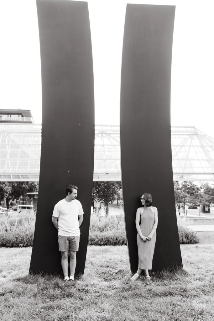 Cool Couple Photos at the Minneapolis Sculpture Garden