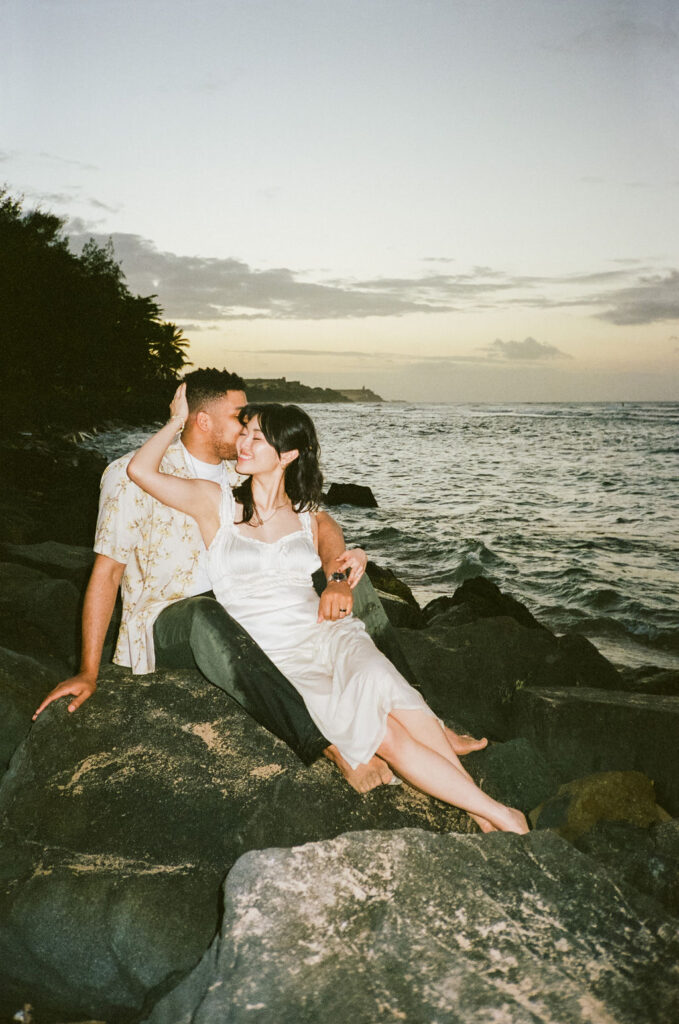 Creative film engagement photos in PR