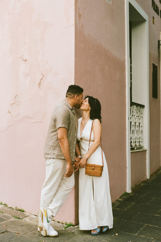 Puerto Rico engagement photos in Old San Juan