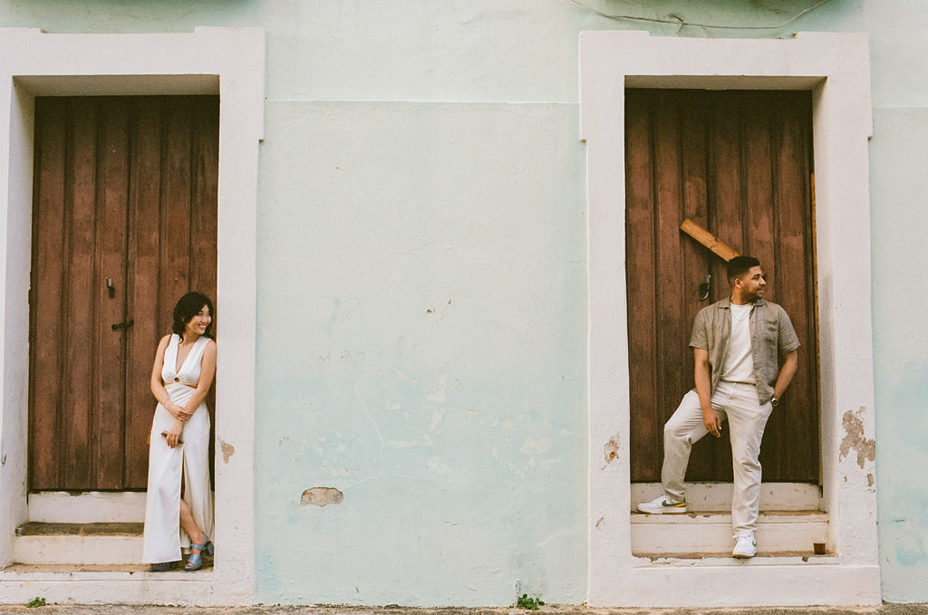 Puerto Rico engagement photos in Old San Juan