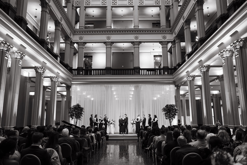 Landmark Center wedding ceremony