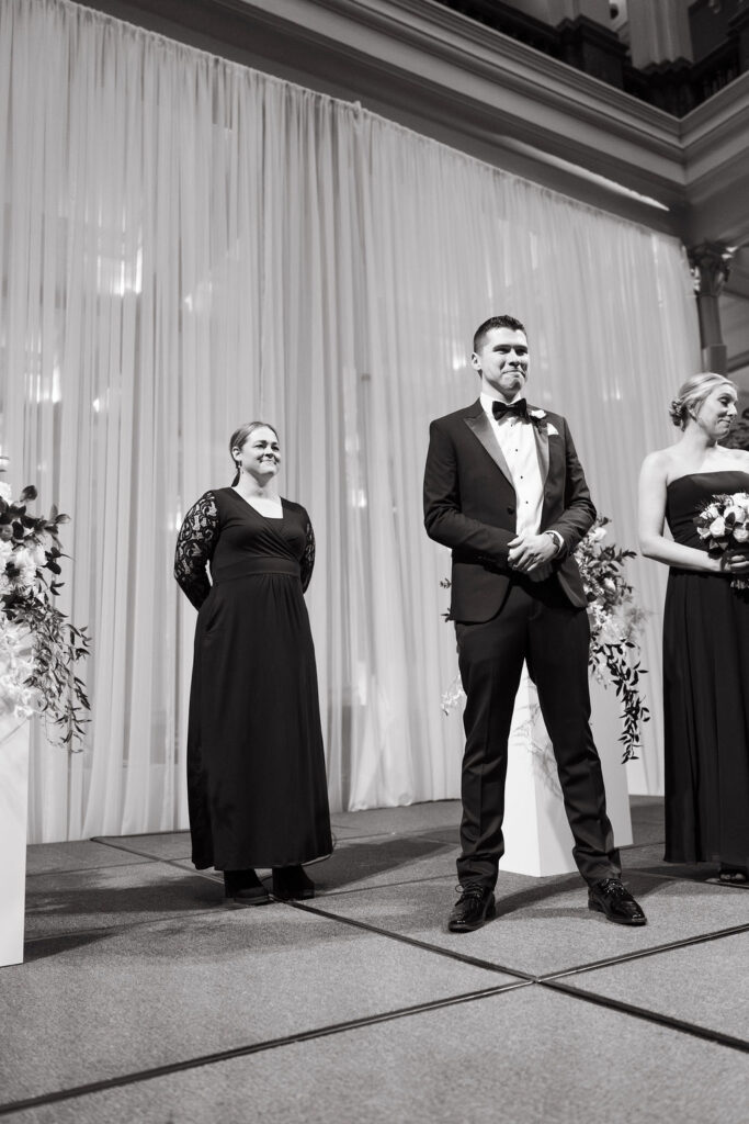 Landmark Center wedding ceremony