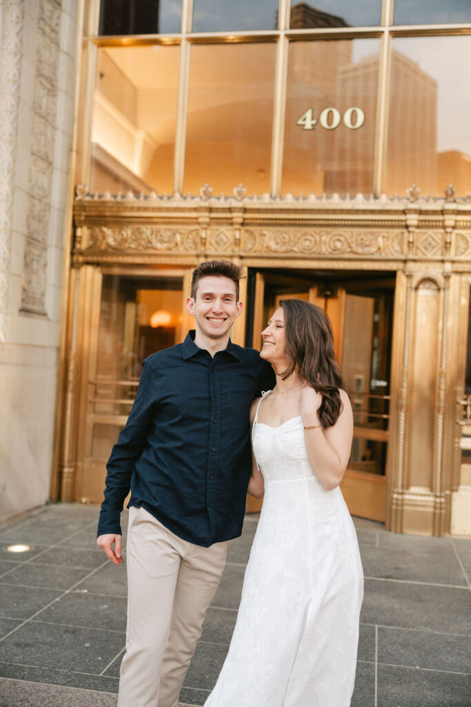 Downtown Chicago engagement photos