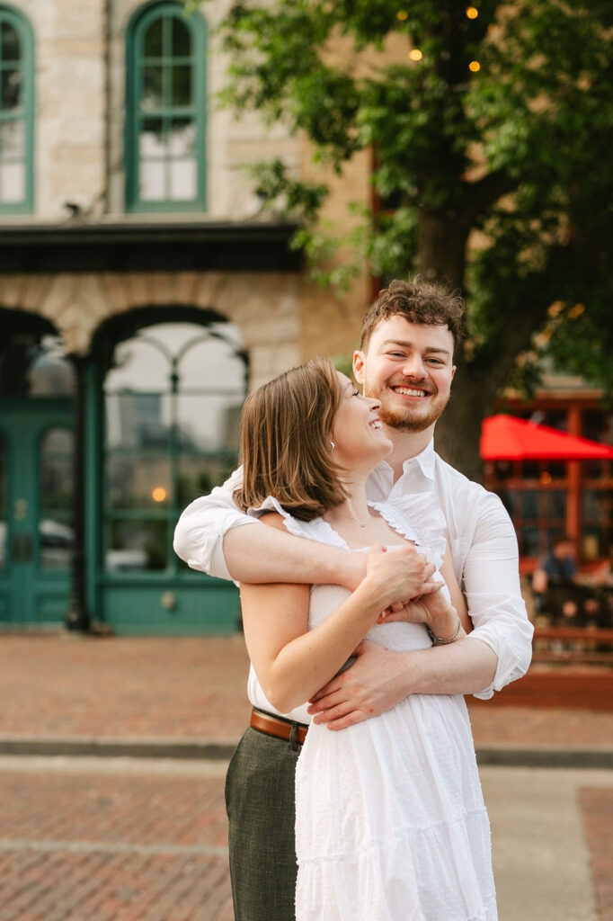 St. Anthony Main engagement photos