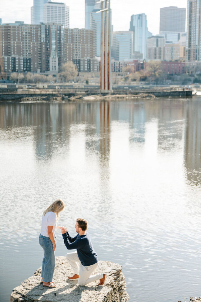 Surprise Wedding Proposal Photography in Minneapolis