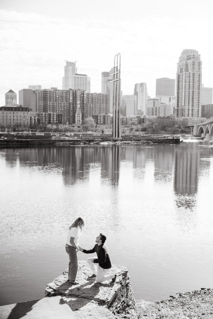 Surprise Wedding Proposal Photography in Minneapolis