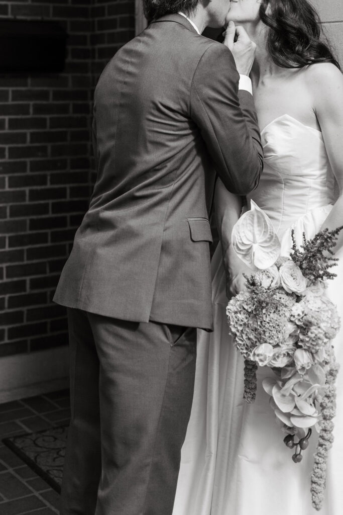 Bride and groom photos at The Grand Mansion on Pillsbury in Minneapolis, Minnesota