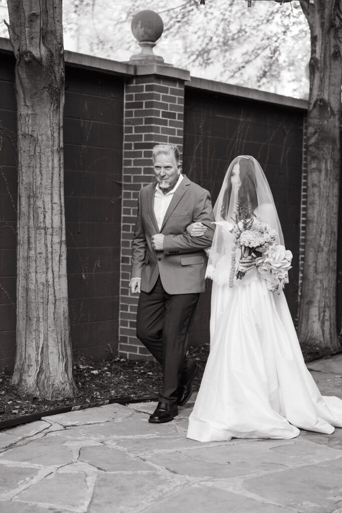 Wedding ceremony at The Grand Mansion on Pillsbury