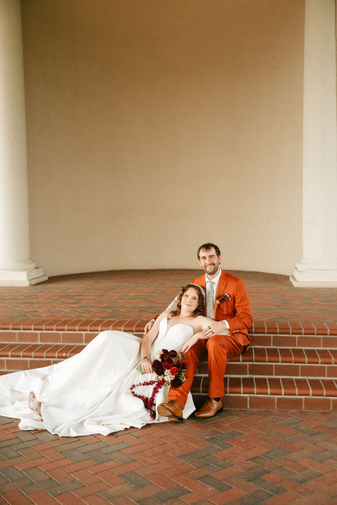 Winery bride and groom photos at Villa Bellezza