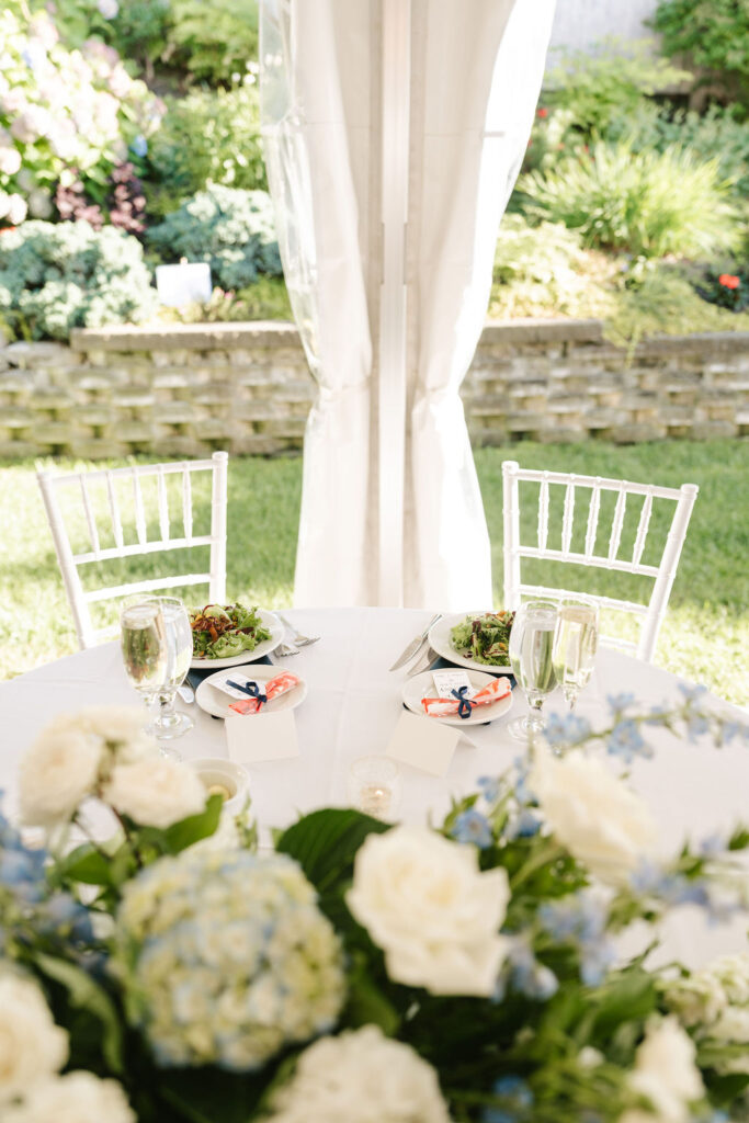 Coastal Portland, Maine wedding reception