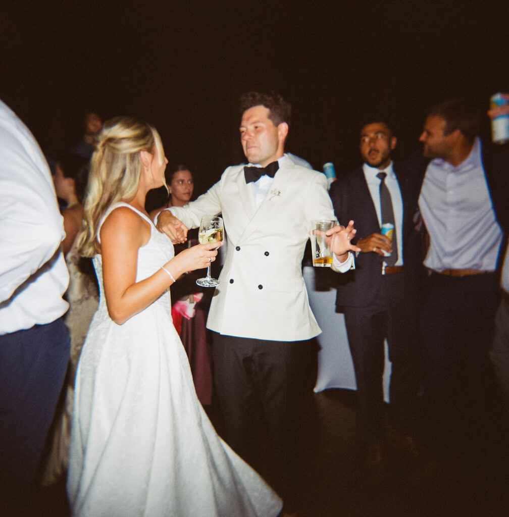 Wedding photos on film