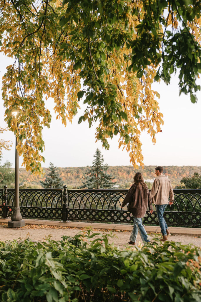 Summit Hill Overlook Park in the fall