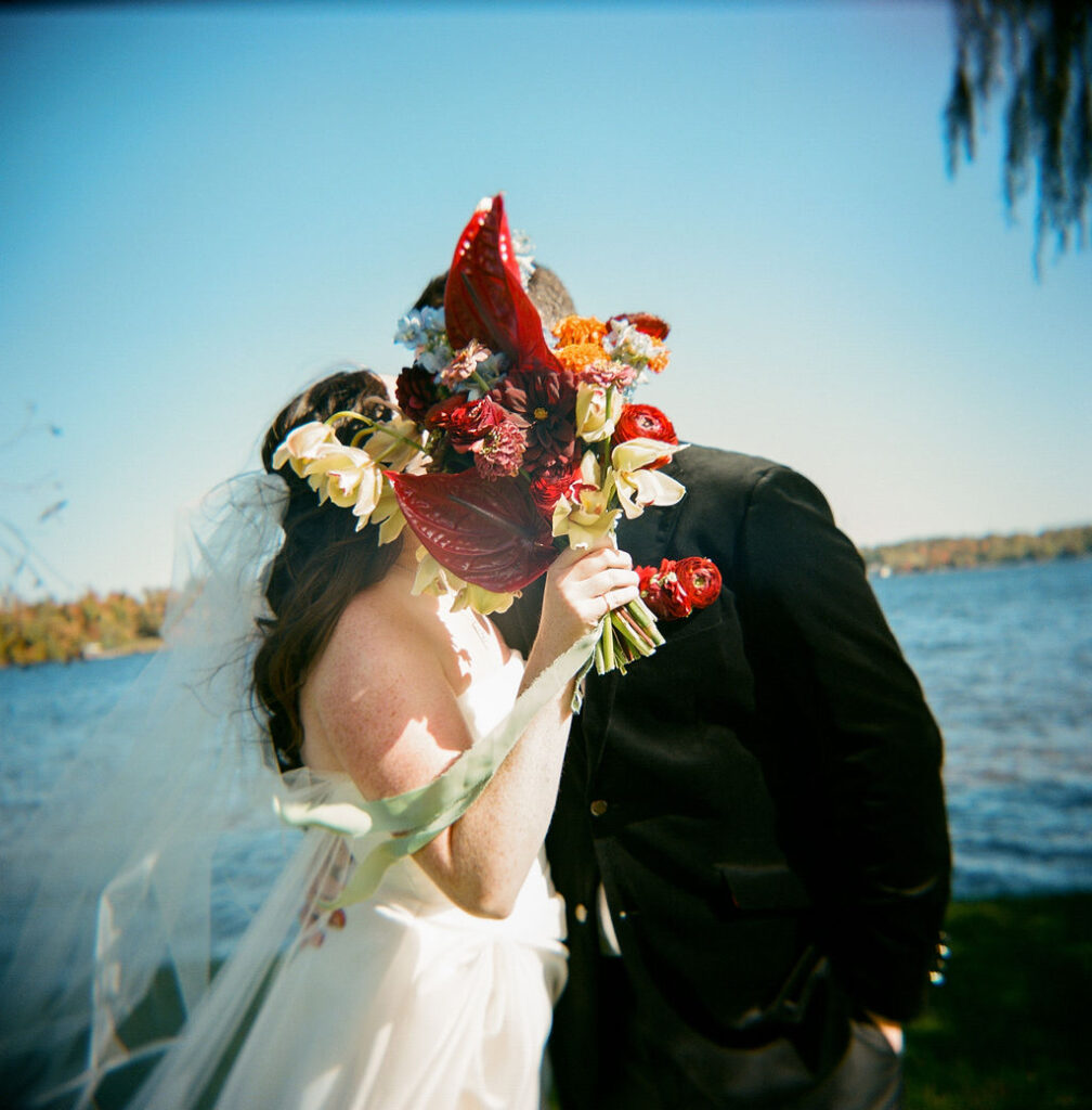 35mm film wedding photography