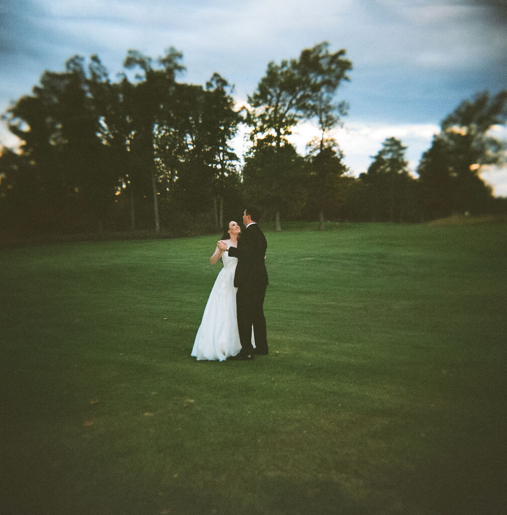 35mm film wedding photography