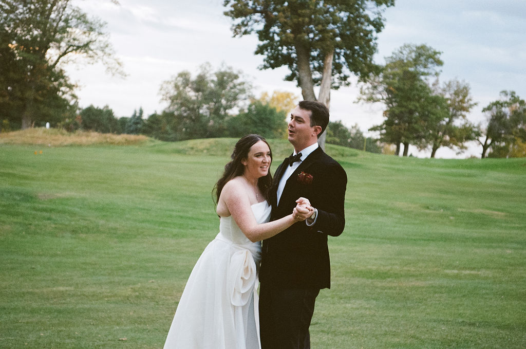 35mm film wedding photography