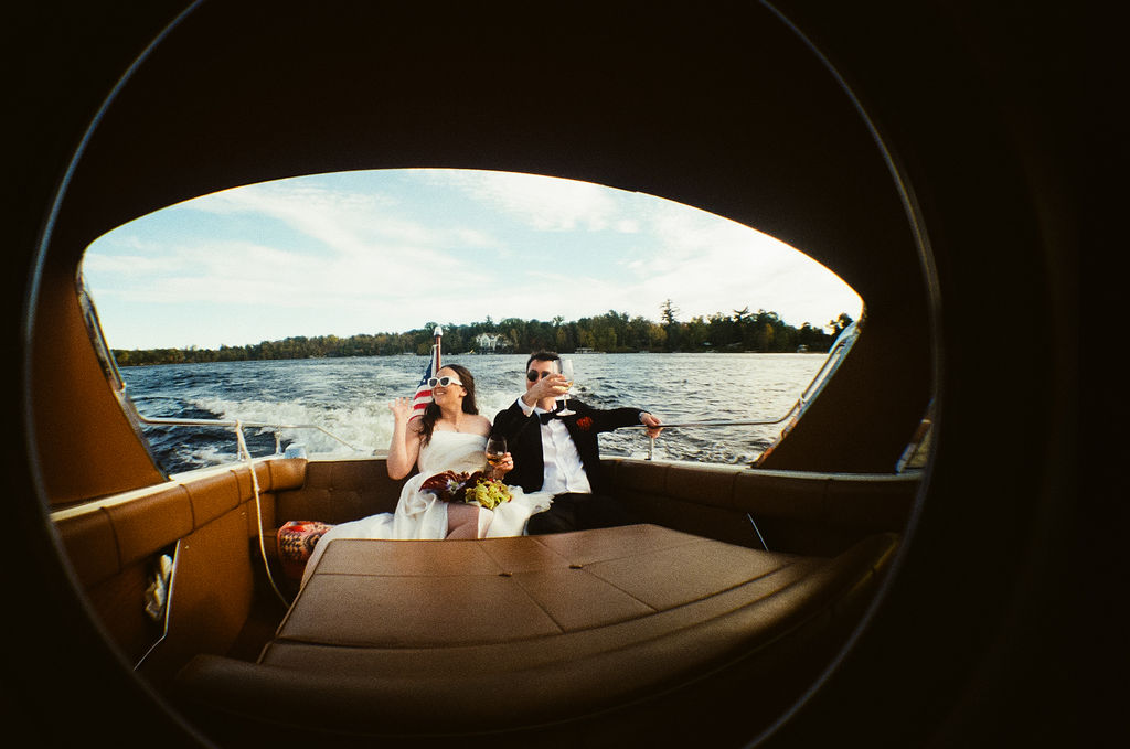 35mm film wedding photos