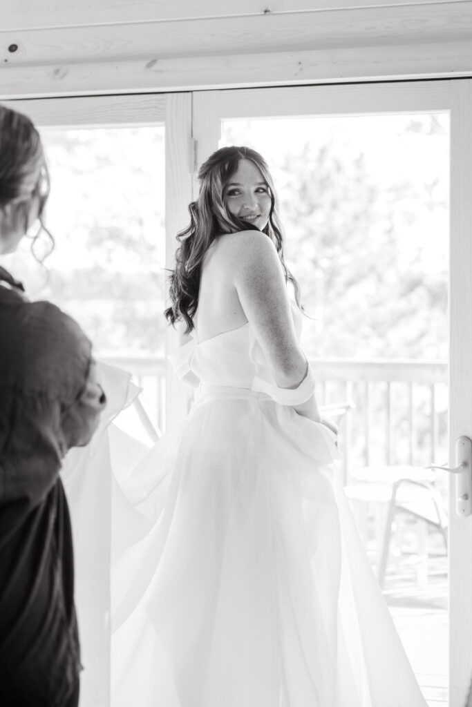 Getting ready for a Cragun's Resort wedding day