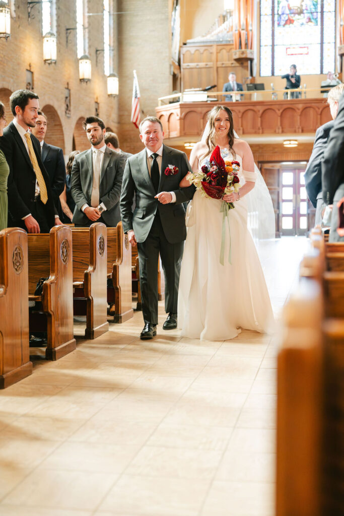 Catholic church wedding ceremony in Minnesota