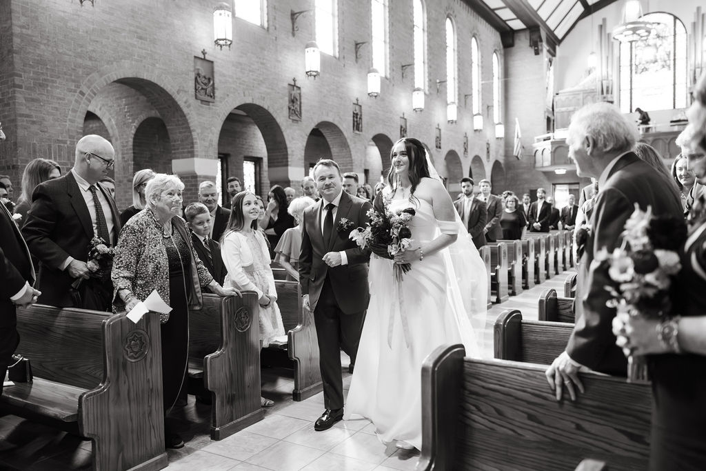 Catholic church wedding ceremony in Minnesota