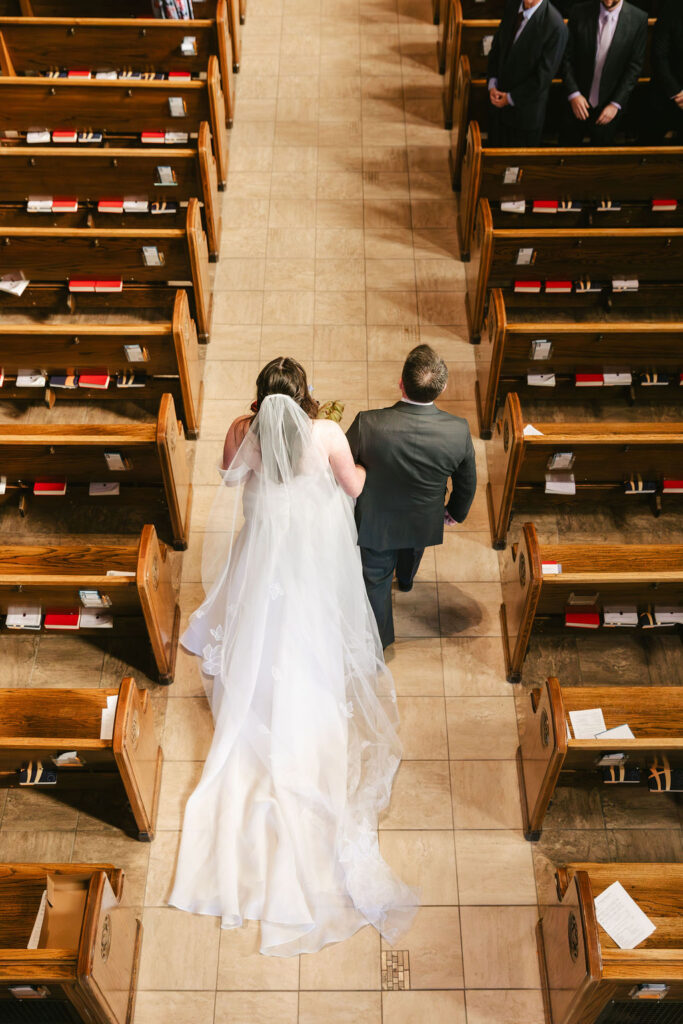 Catholic church wedding ceremony in Minnesota