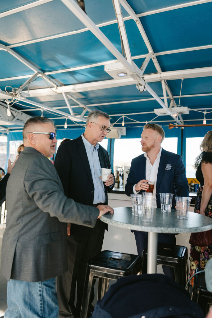 Wedding rehearsal on Gull Lake in Minnesota