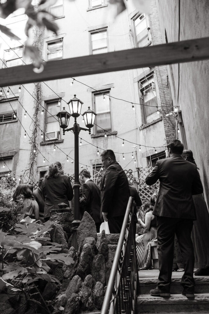 Lower East Side wedding reception in Manhattan, New York