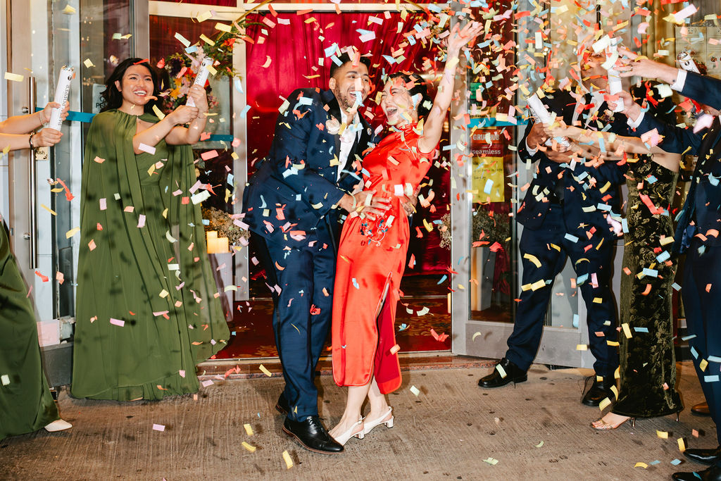 Traditional Chinese wedding reception in New York City