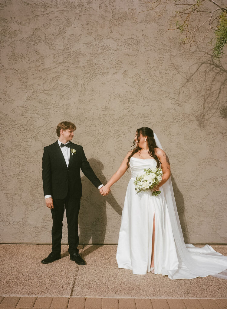 Wedding photos on film at The Paseo wedding venue