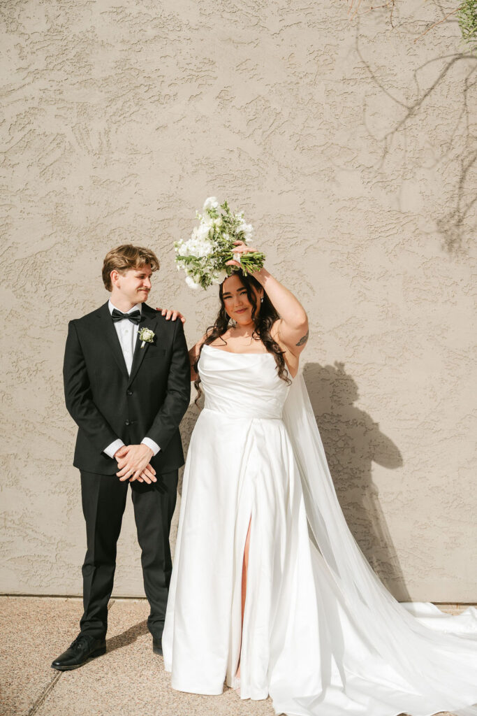 Bride and groom photos at The Paseo wedding venue