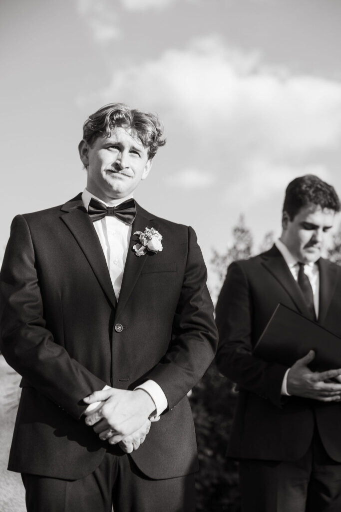 Desert wedding ceremony at The Paseo in Arizona