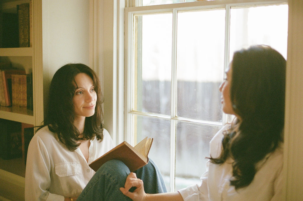 Engagement photos on 35mm film