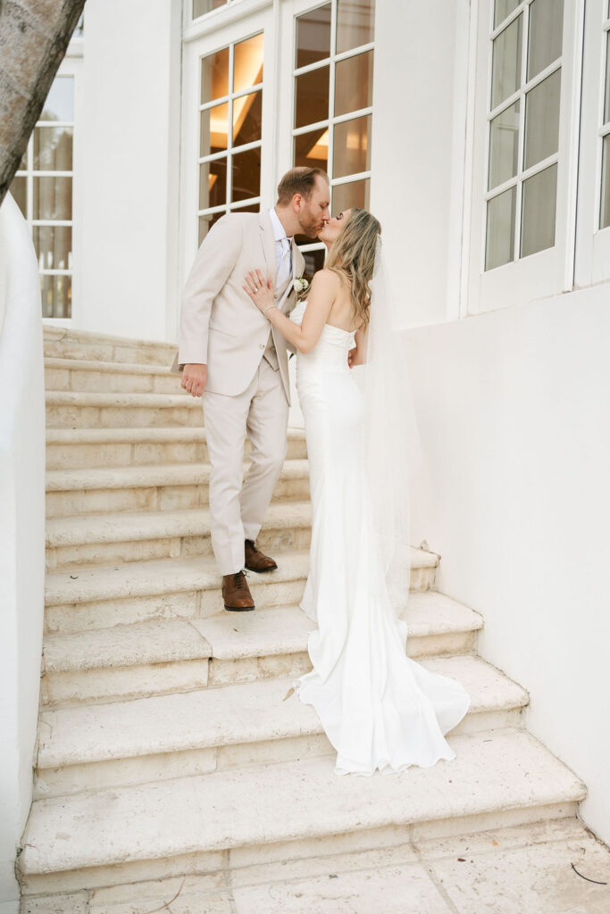 Bride and groom portraits at The Palms Hotel and Spa