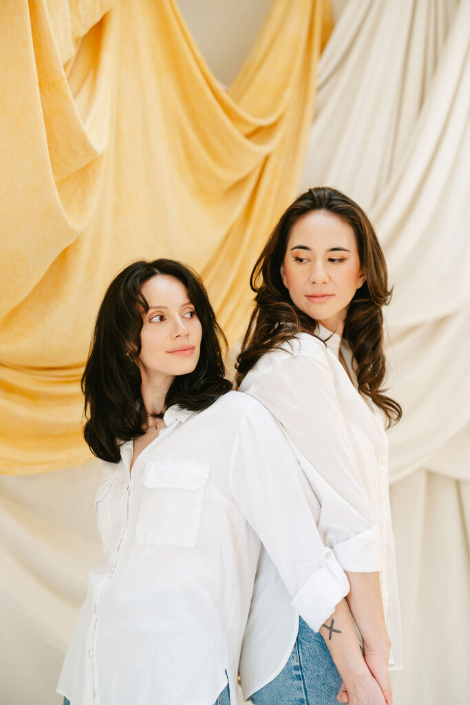 Studio engagement photos in Pasadena, California