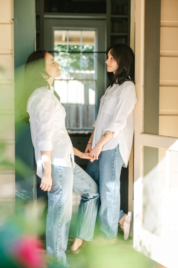 Cinematic engagement photos in Pasadena, California