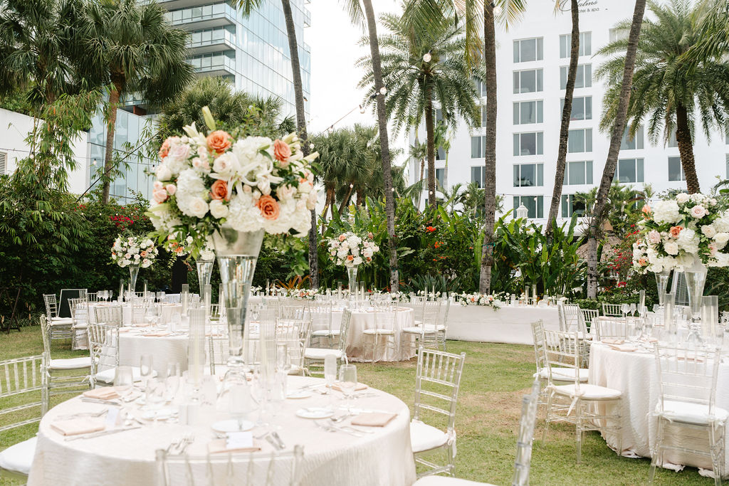 Wedding reception in Miami Beach at The Palms Hotel and Spa