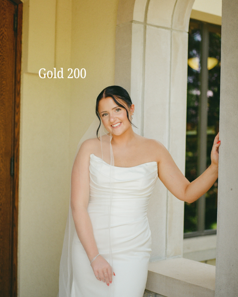 Kodak Gold 200 wedding photo