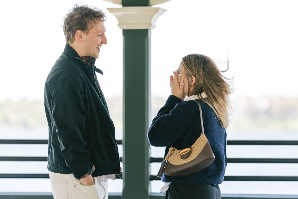 Surprise spring proposal near Minneapolis