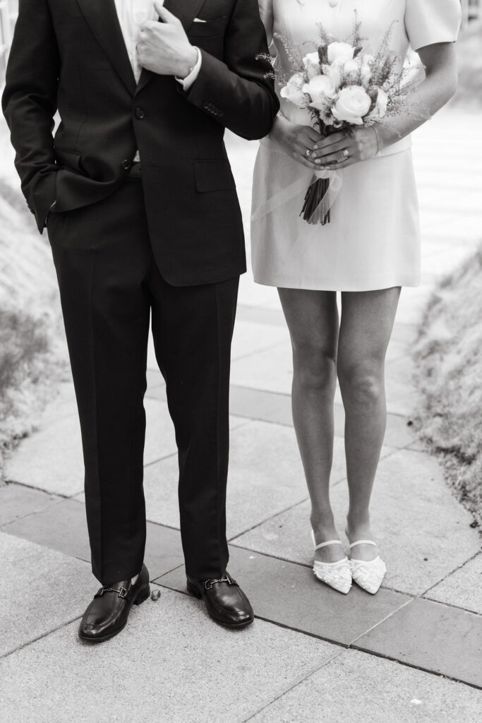 Editorial style wedding photography