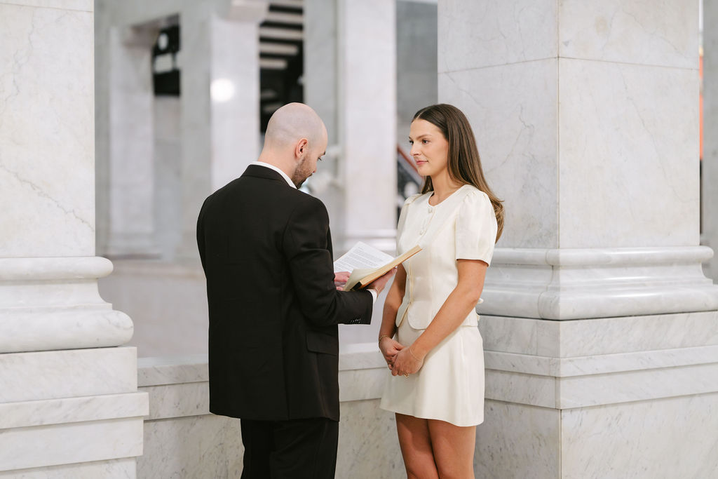Minneapolis City Hall wedding ceremony