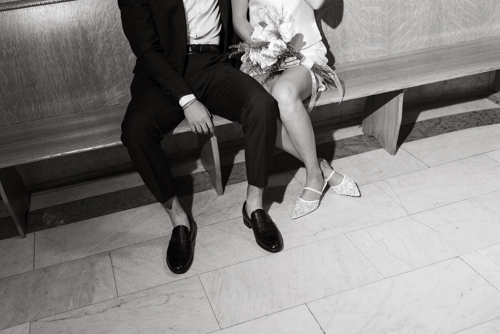Editorial style wedding photography
