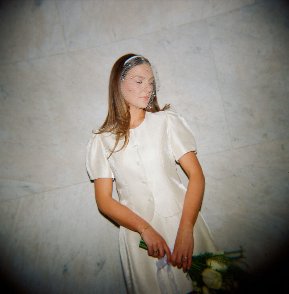 Bride on 35mm film