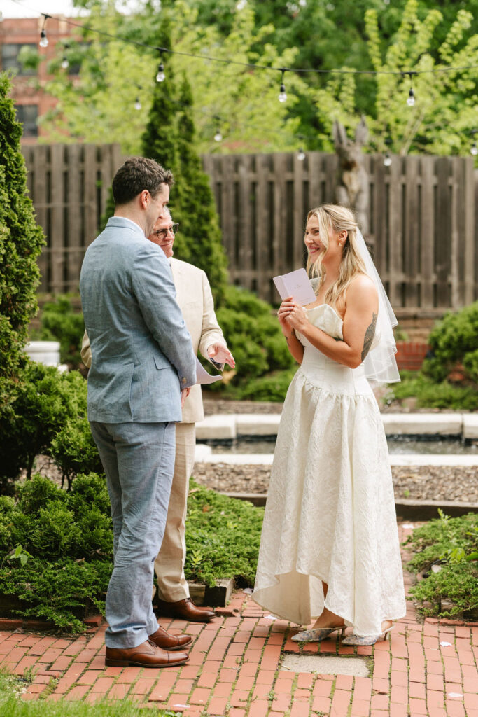 St. Paul, Minnesota private estate wedding ceremony