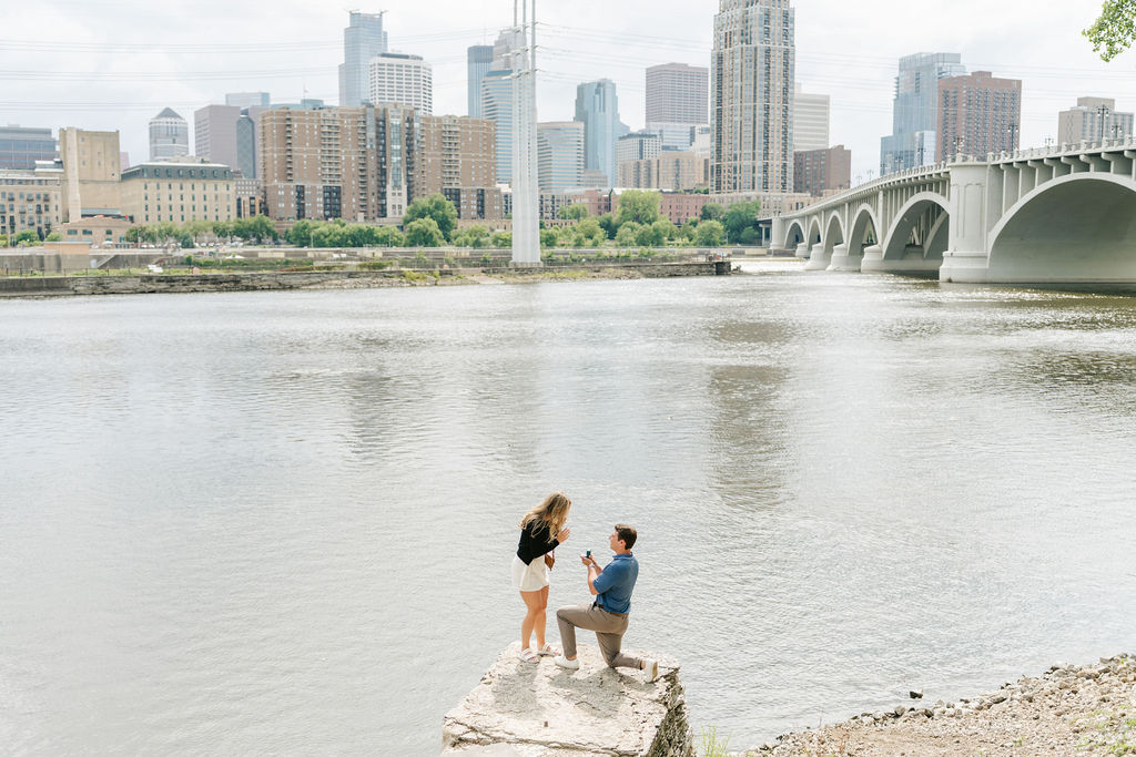 Surprise Proposal Photos in Downtown Minneapolis